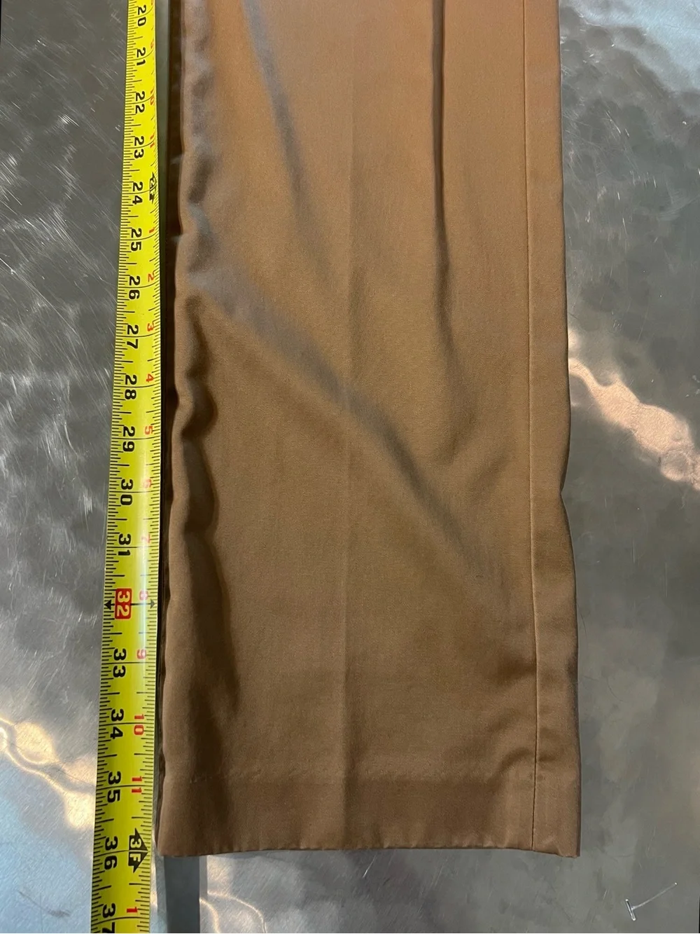 Bonobos Slim Fit Chinos Tan Khaki Pants Size 34x36 100% Cotton